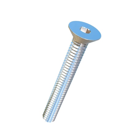 1/4-20 Socket Head Cap Screw, Plain Titanium, 2 In Length